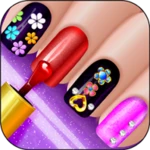 fashion nail salon android application logo